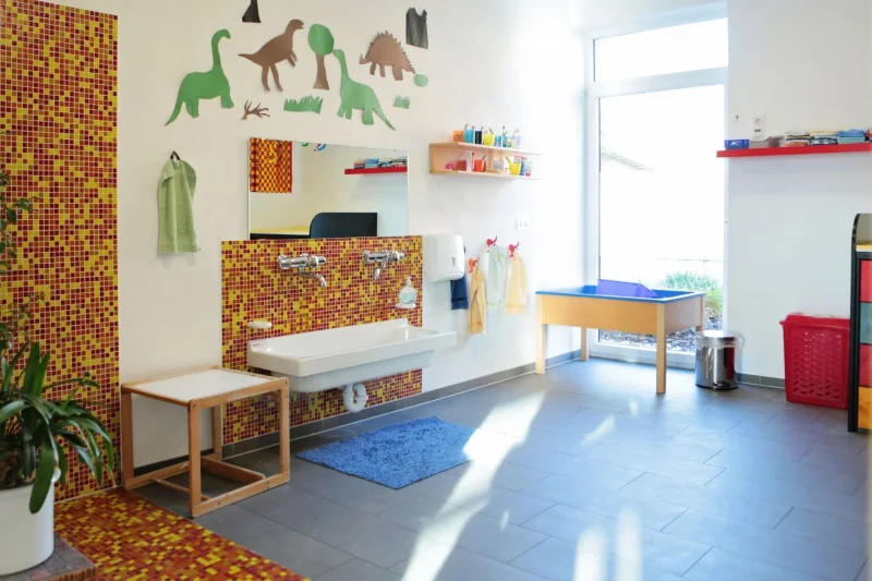 Kindgerechtes Badezimmer